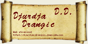 Đurđa Drangić vizit kartica